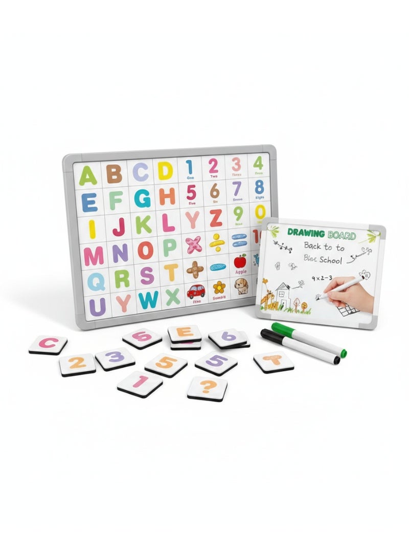 توي لاند لوحة ألغاز رقمية للأحرف والأرقام – لعبة تعليمية 2 في 1 للأطفال - Image 1